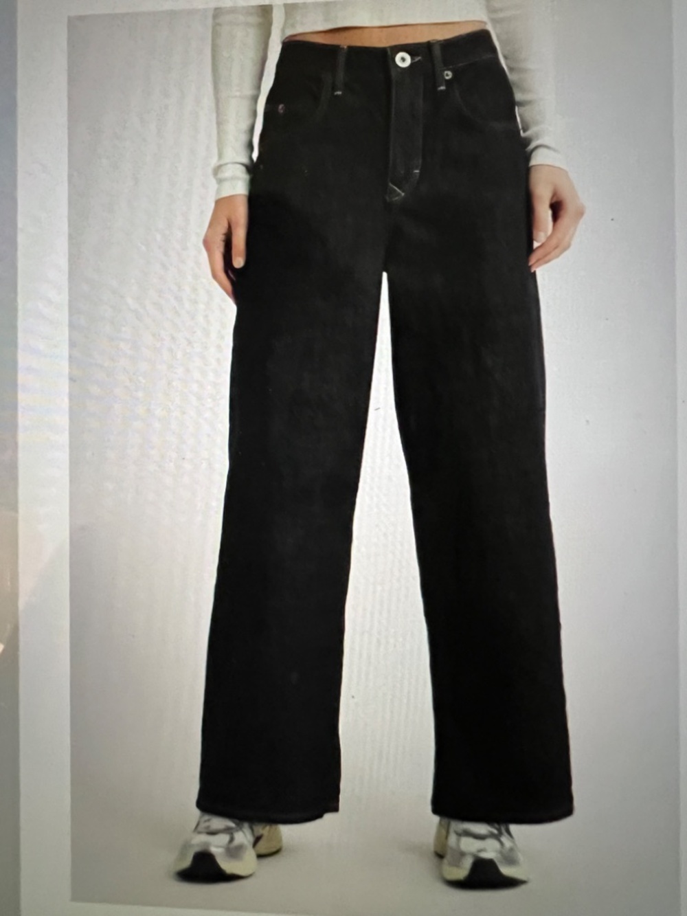 BDG Urban Outfitters Jaya Low Rise Wide Leg  - Dark Wash - Size 27 - Gently Worn